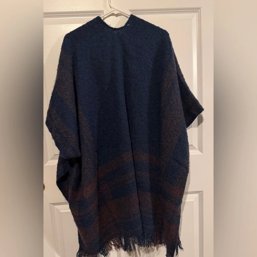 Style & Co. Open-Front Fringe-Trim Kimono - One Size